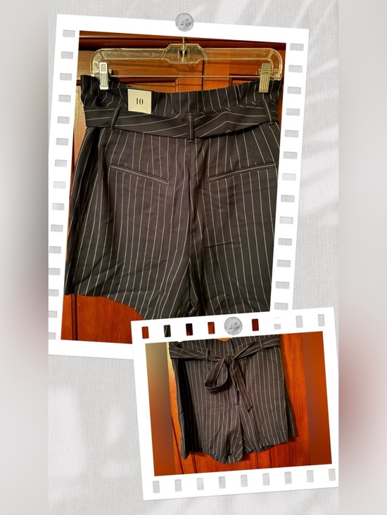 White House Black Market Pants - White House Black Market High Waist Pinstripe Shorts #1678